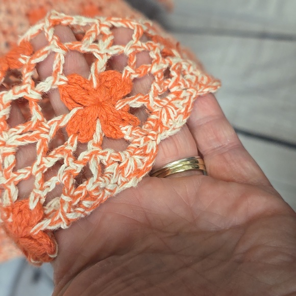 S.A. Collection Crochet Mesh Sweater, 2X - Picture 5 of 7